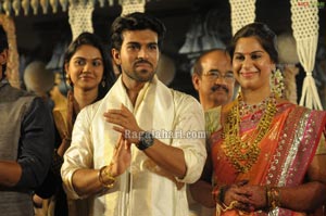 Ram Charan Upasana Wedding Reception for Fans at Temple Trees