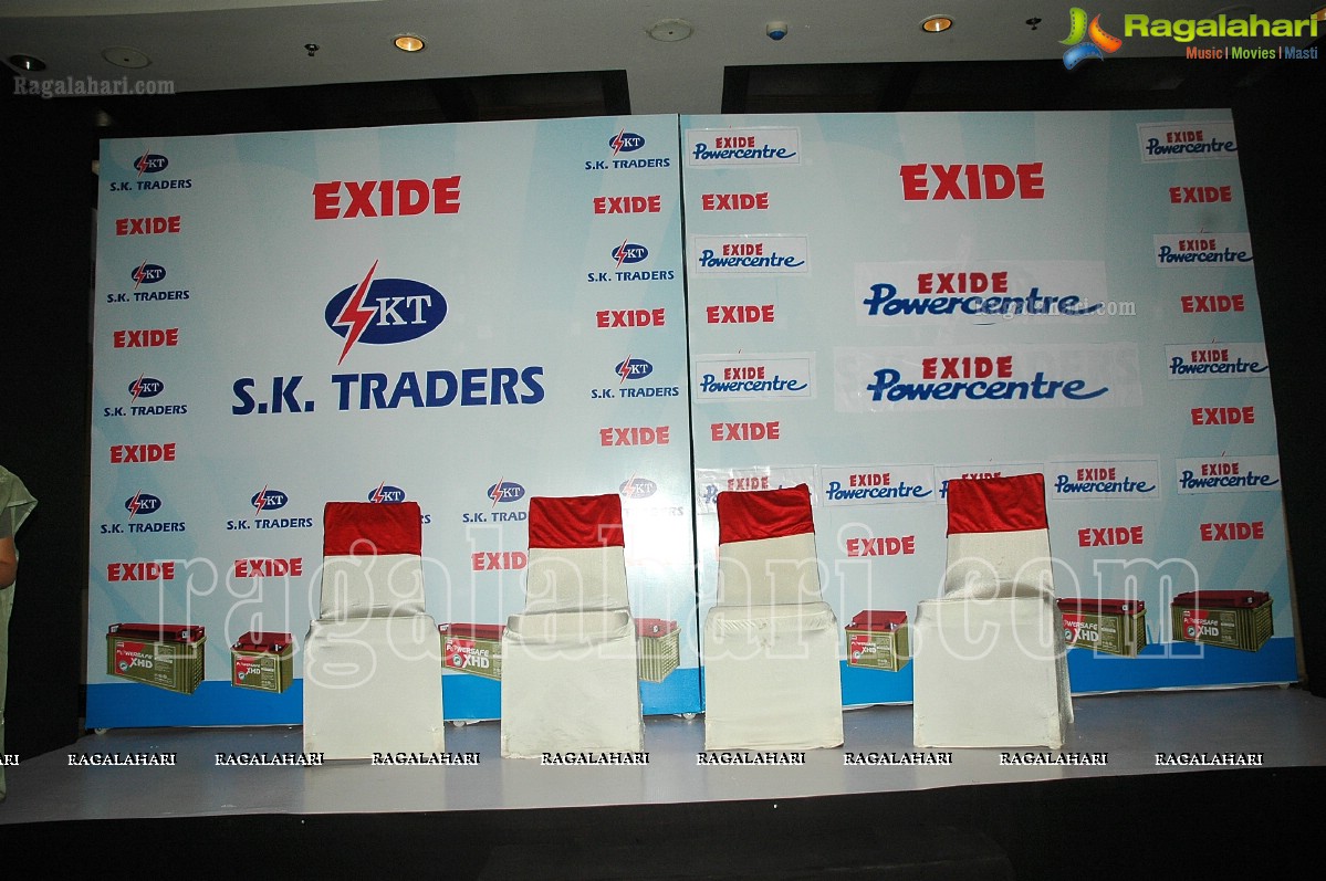 Exide Hyderabad : SK Traders Press Meet