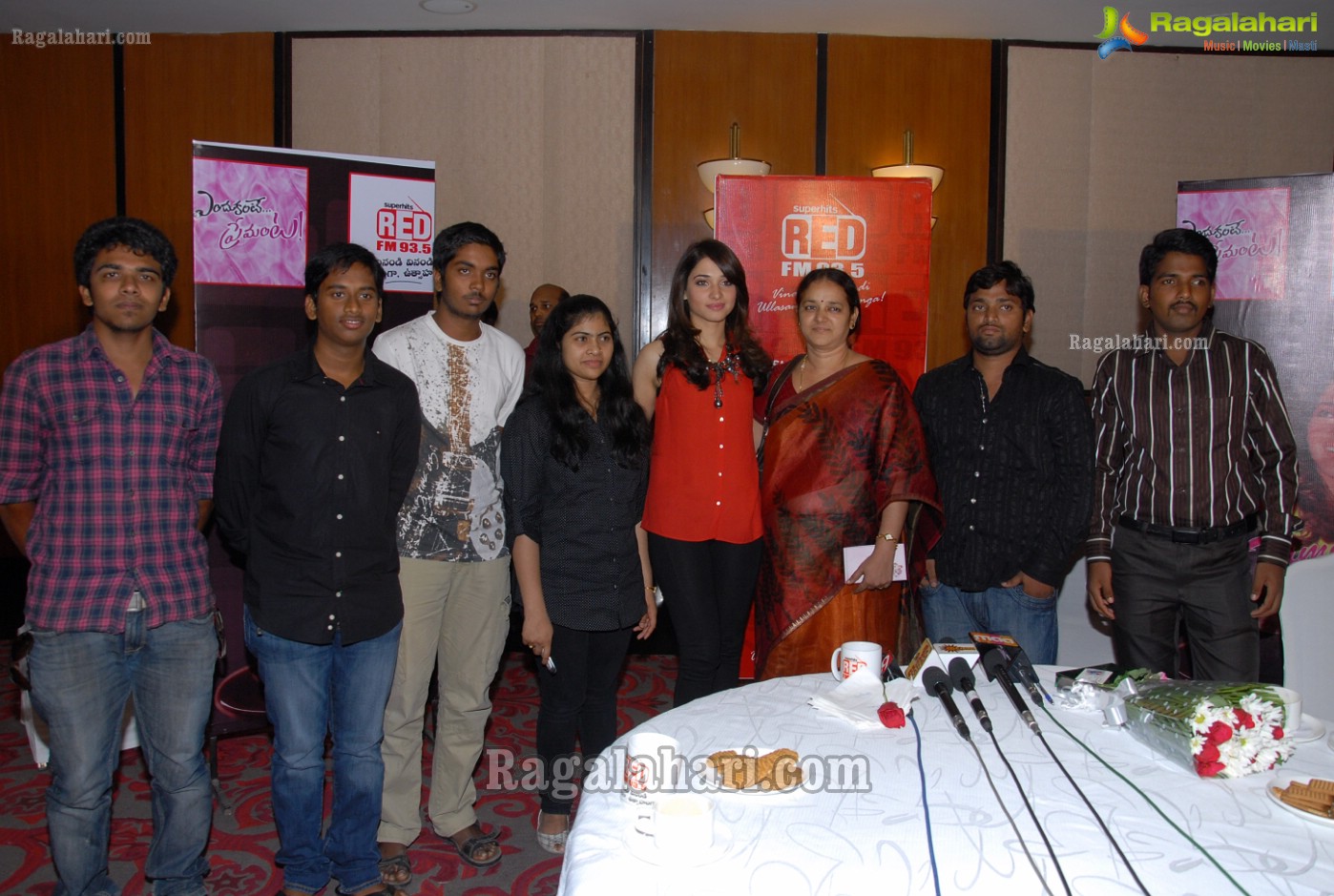 Tamanna at Green Park for RED FM Event