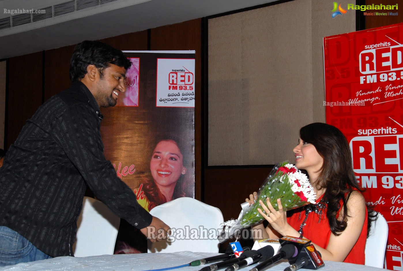 Tamanna at Green Park for RED FM Event