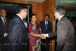 Purandeswari at Texas Instruments Press Conference, Taj Krishna