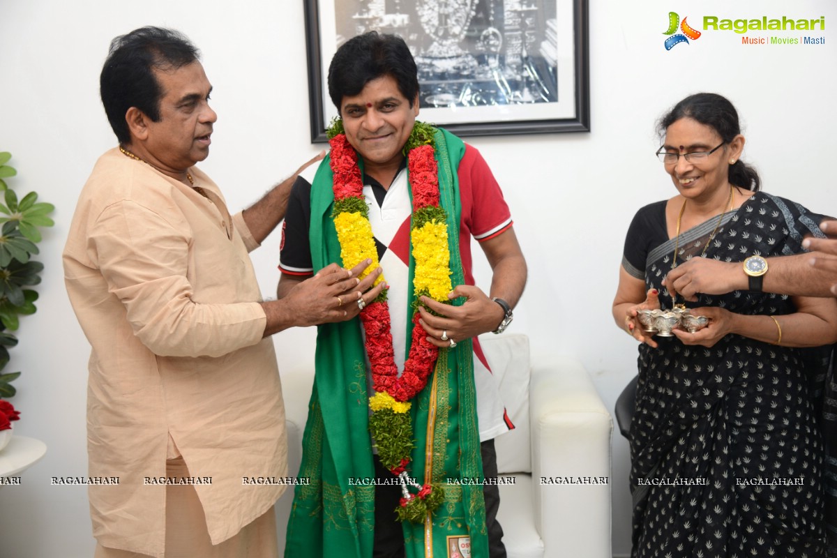 Brahmanandam felicitates Ali