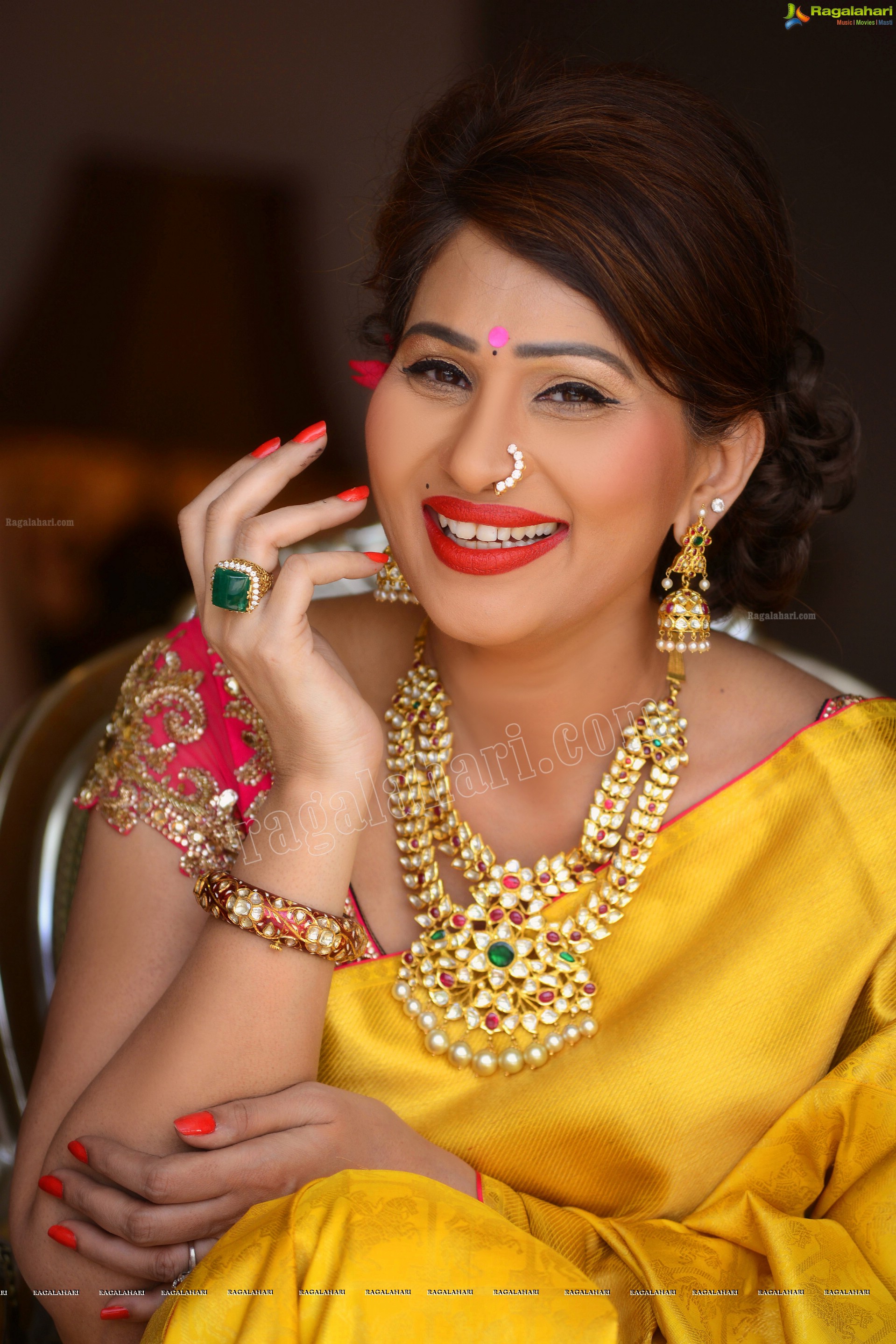 Nekkanti Shreedevi Chowdary MBS Jewellery Photo Shoot