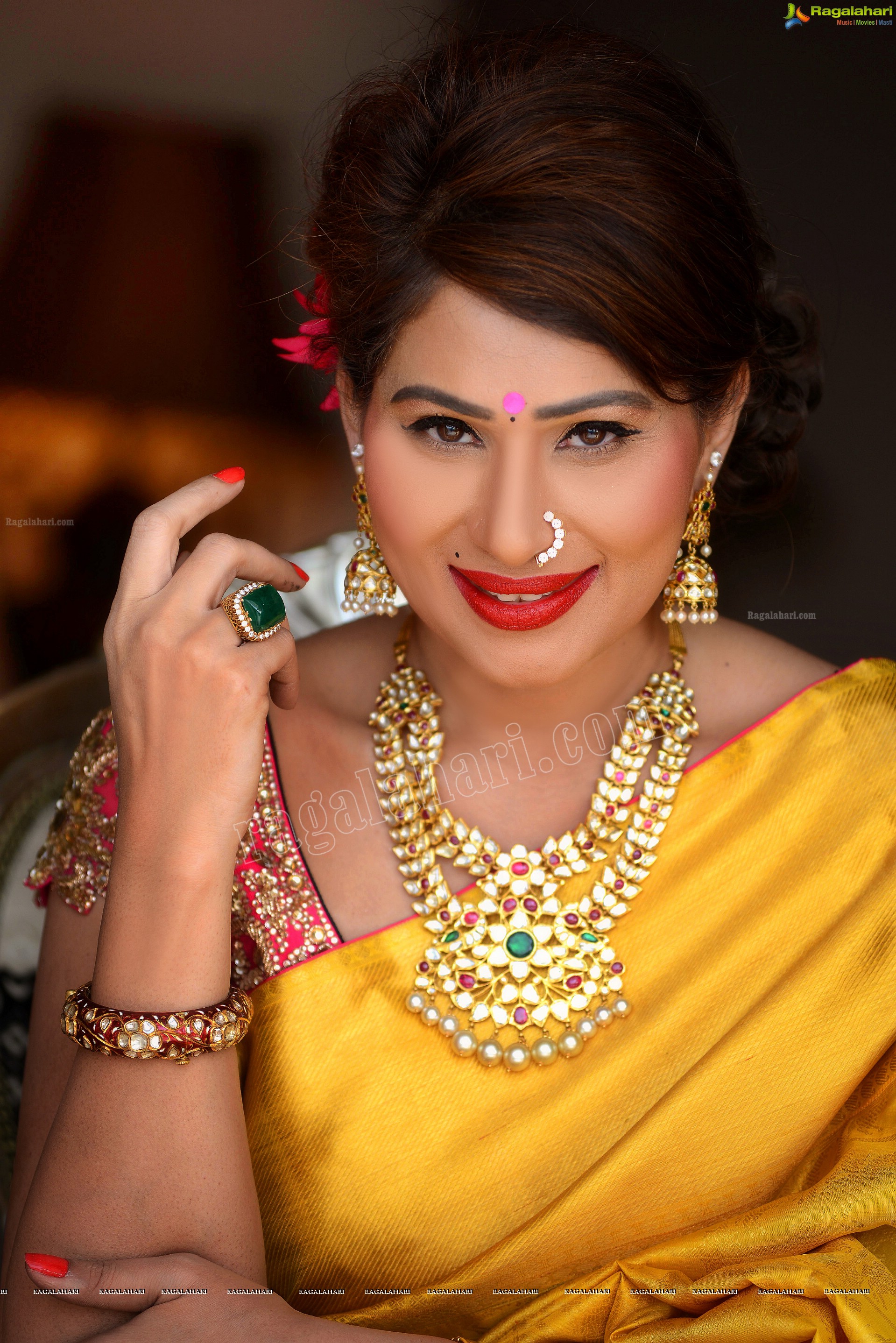 Nekkanti Shreedevi Chowdary MBS Jewellery Photo Shoot