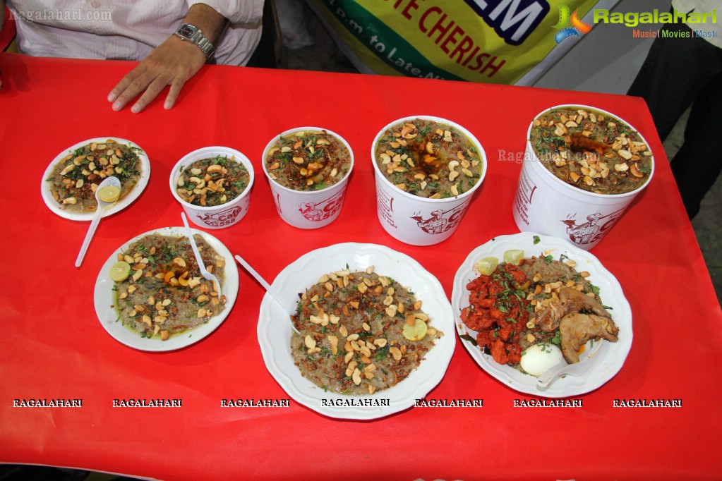 Launch of Season's First Haleem at Cafe 555, Hyderabad