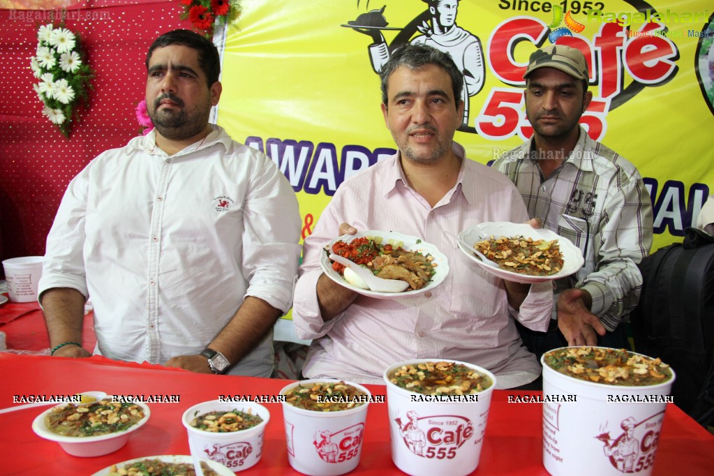 Launch of Season's First Haleem at Cafe 555, Hyderabad