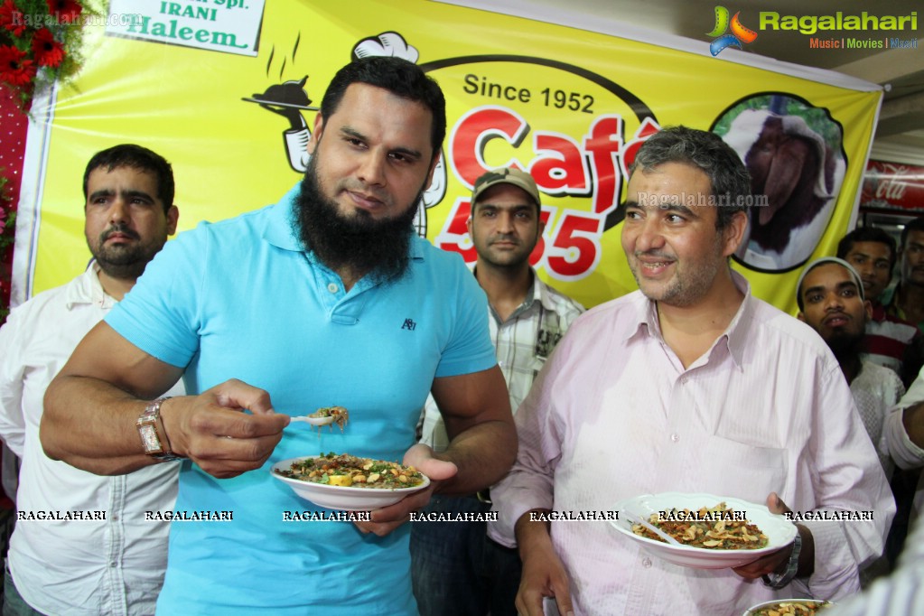 Launch of Season's First Haleem at Cafe 555, Hyderabad