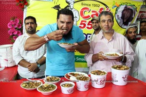 Launch of Season's First Haleem at Cafe 555, Hyderabad