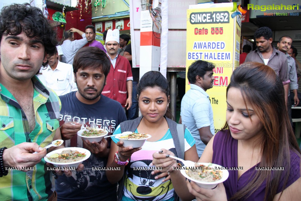 Launch of Season's First Haleem at Cafe 555, Hyderabad