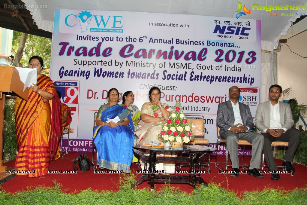 D. Purandeswari inaugurates COWE Trade Carnival 2013