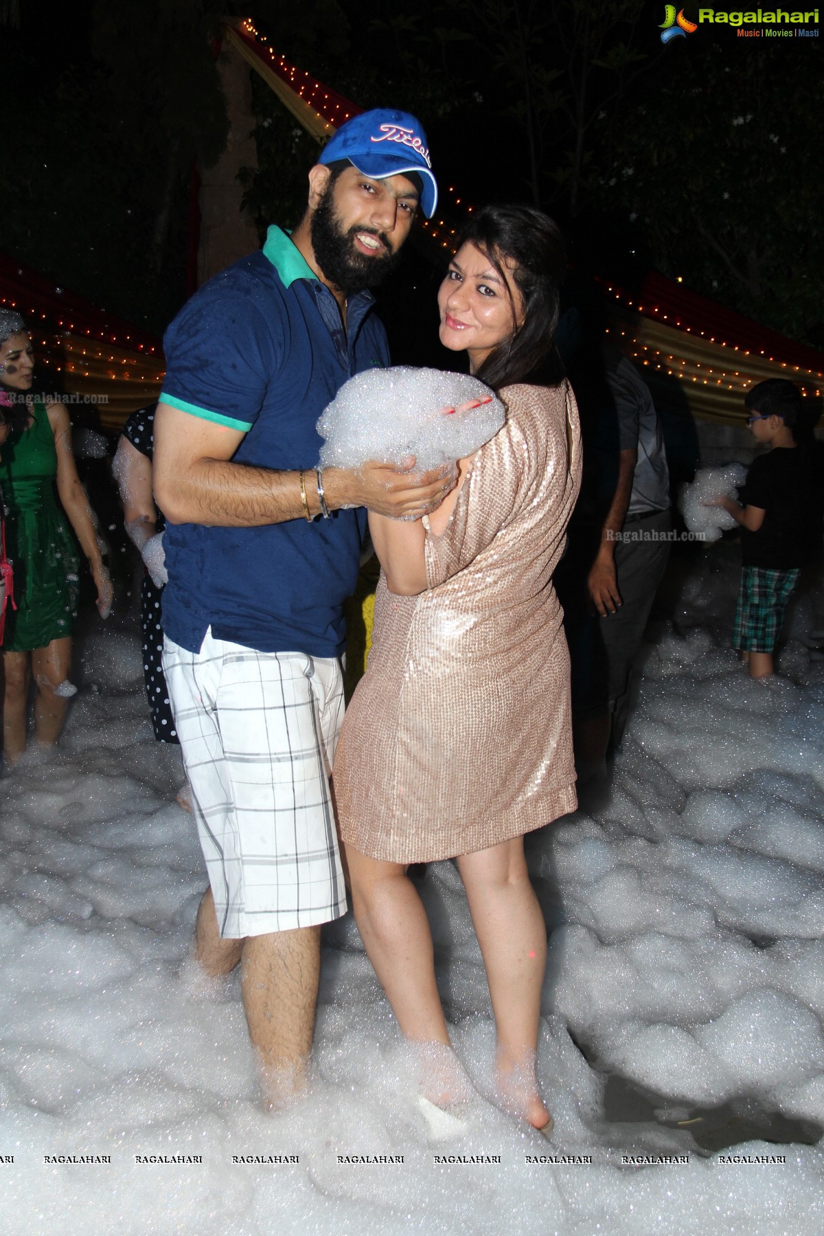 Dance Foam Party by Puru-Shalini Modani and Aditya-Monica Deenadayal