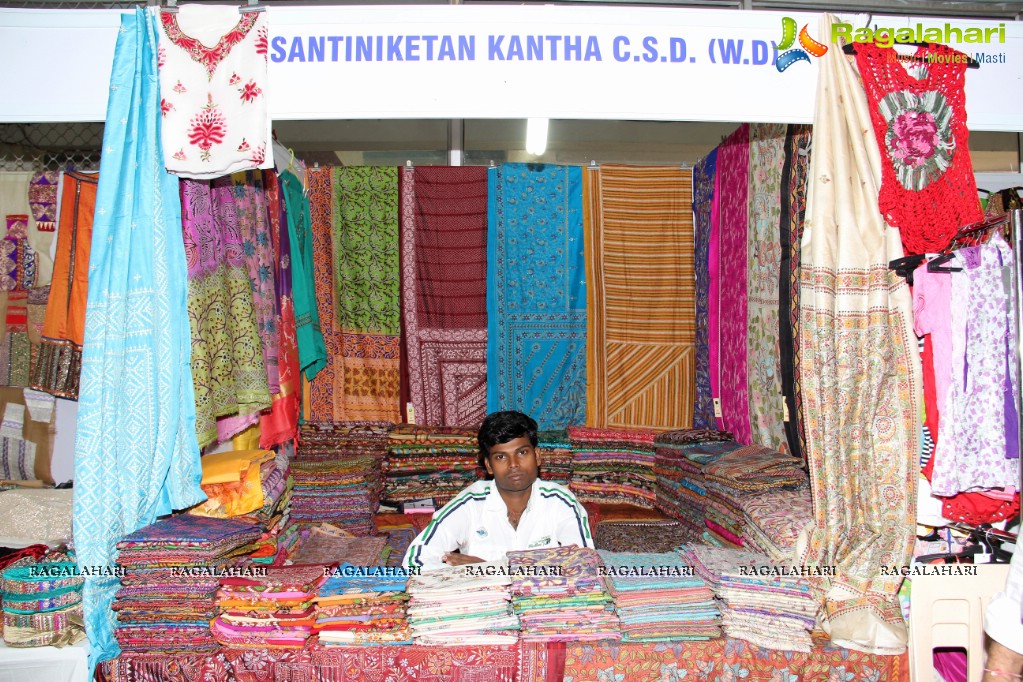 Madhavi Latha inaugurates National Silk Expo at Sri Sathya Sai Nigamagamam, Hyderabad