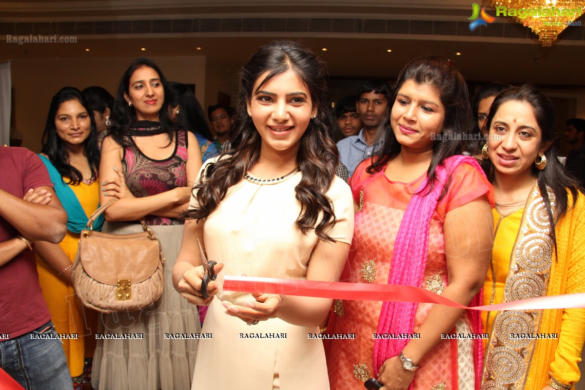 Samantha inaugurates Se La Vie Designers Exhibition at Taj Krishna, Hyderabad