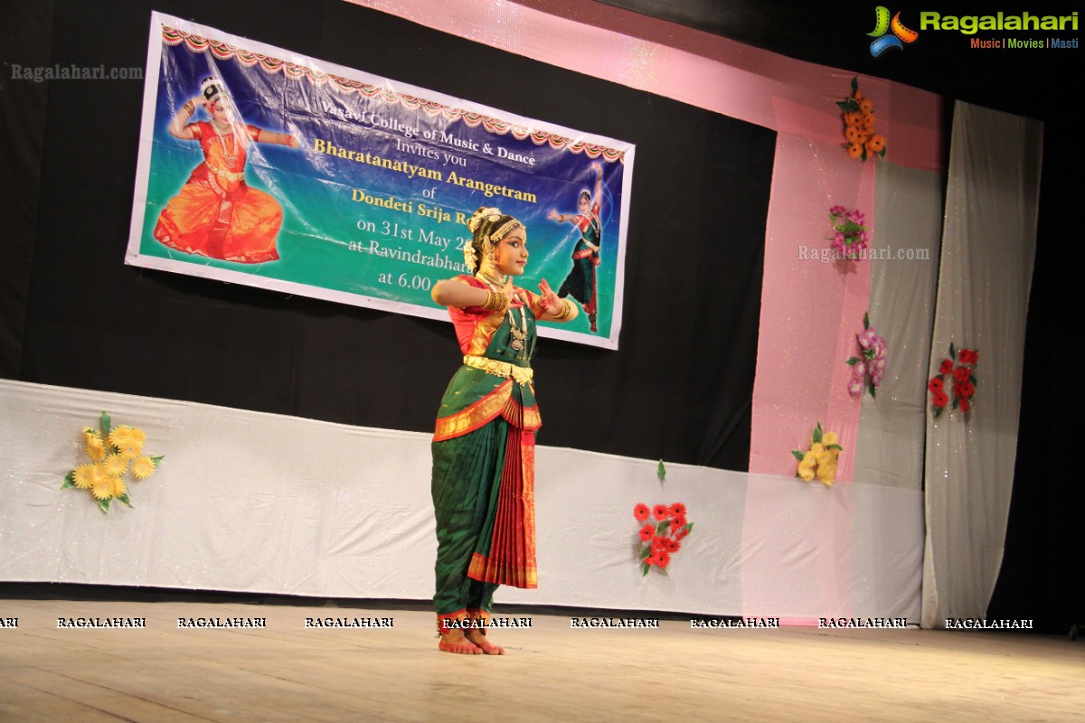 Bharatanatyam Arangetram by Dondeti Srija Reddy at Ravindra Bharathi