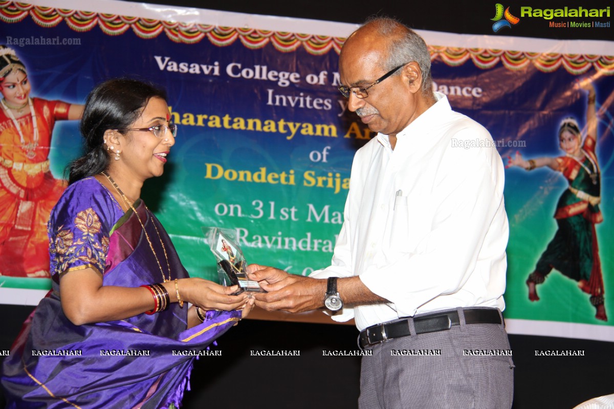 Bharatanatyam Arangetram by Dondeti Srija Reddy at Ravindra Bharathi