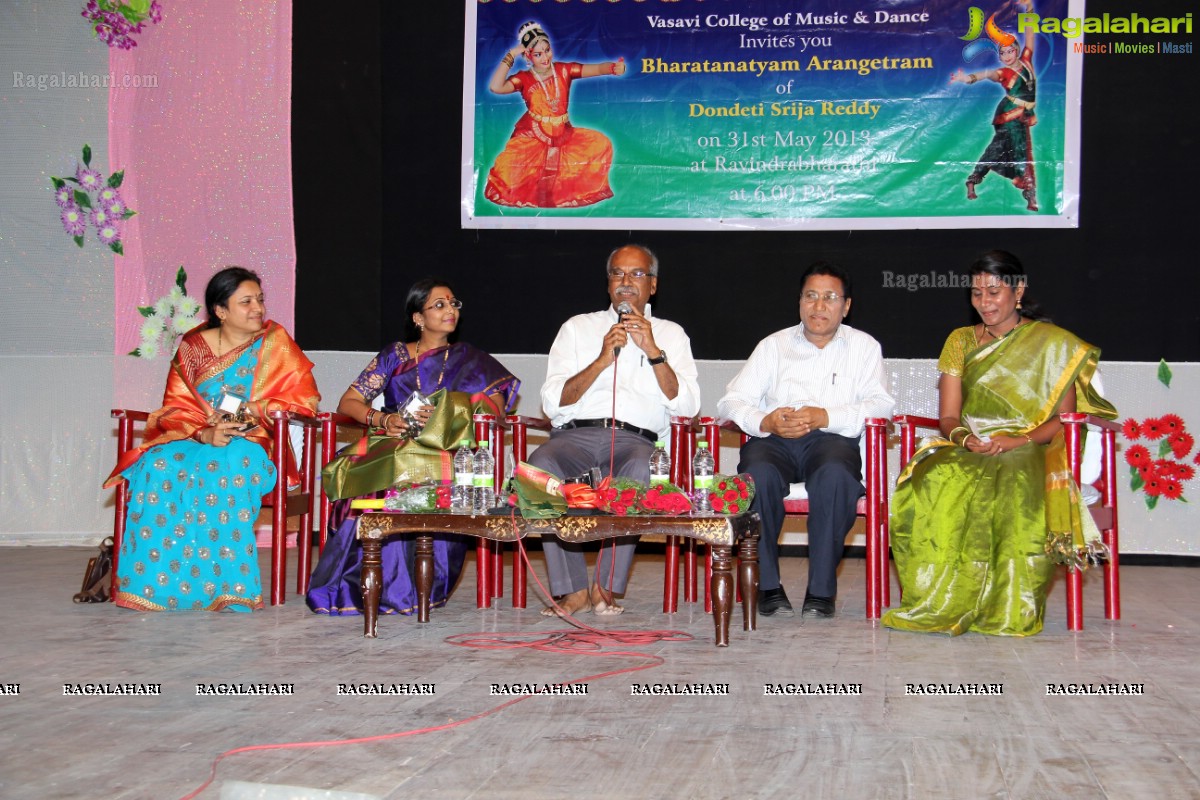 Bharatanatyam Arangetram by Dondeti Srija Reddy at Ravindra Bharathi