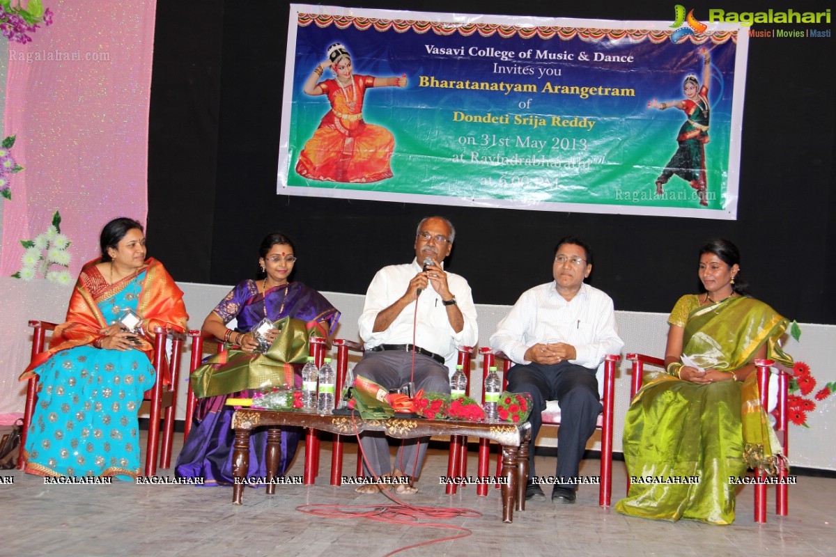 Bharatanatyam Arangetram by Dondeti Srija Reddy at Ravindra Bharathi