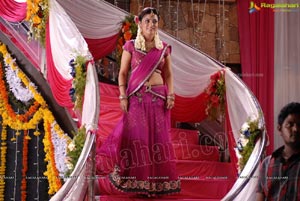 Nisha Aggarwal in Hot Pink Half Saree