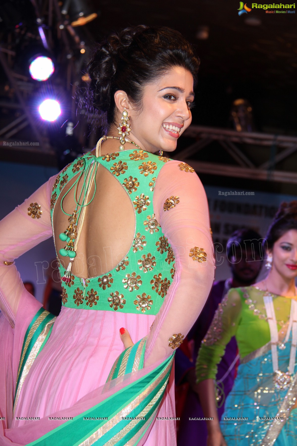 Charmi walks the ramp at Passionate Foundation Fashion Show - Exclusive Photos