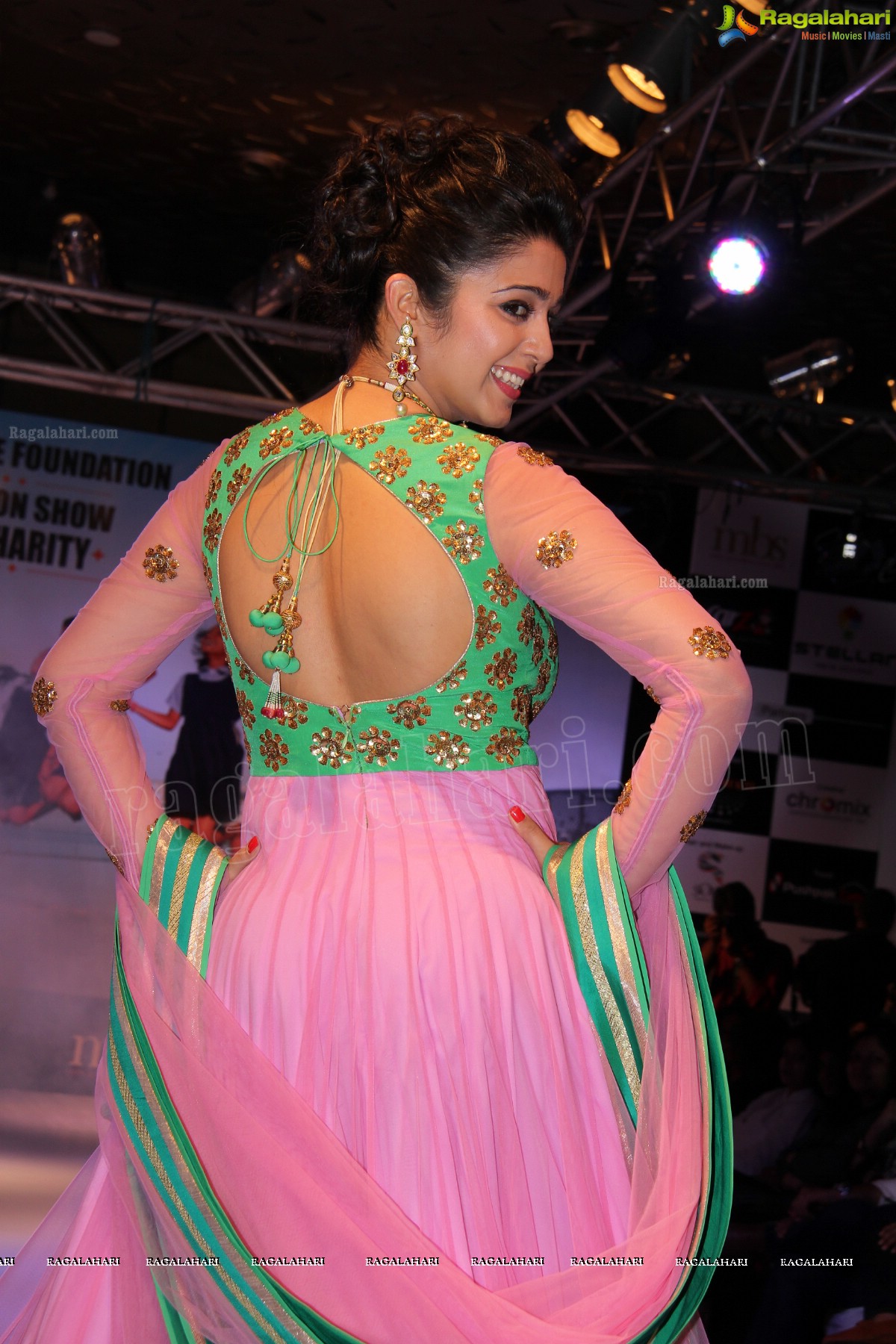 Charmi walks the ramp at Passionate Foundation Fashion Show - Exclusive Photos