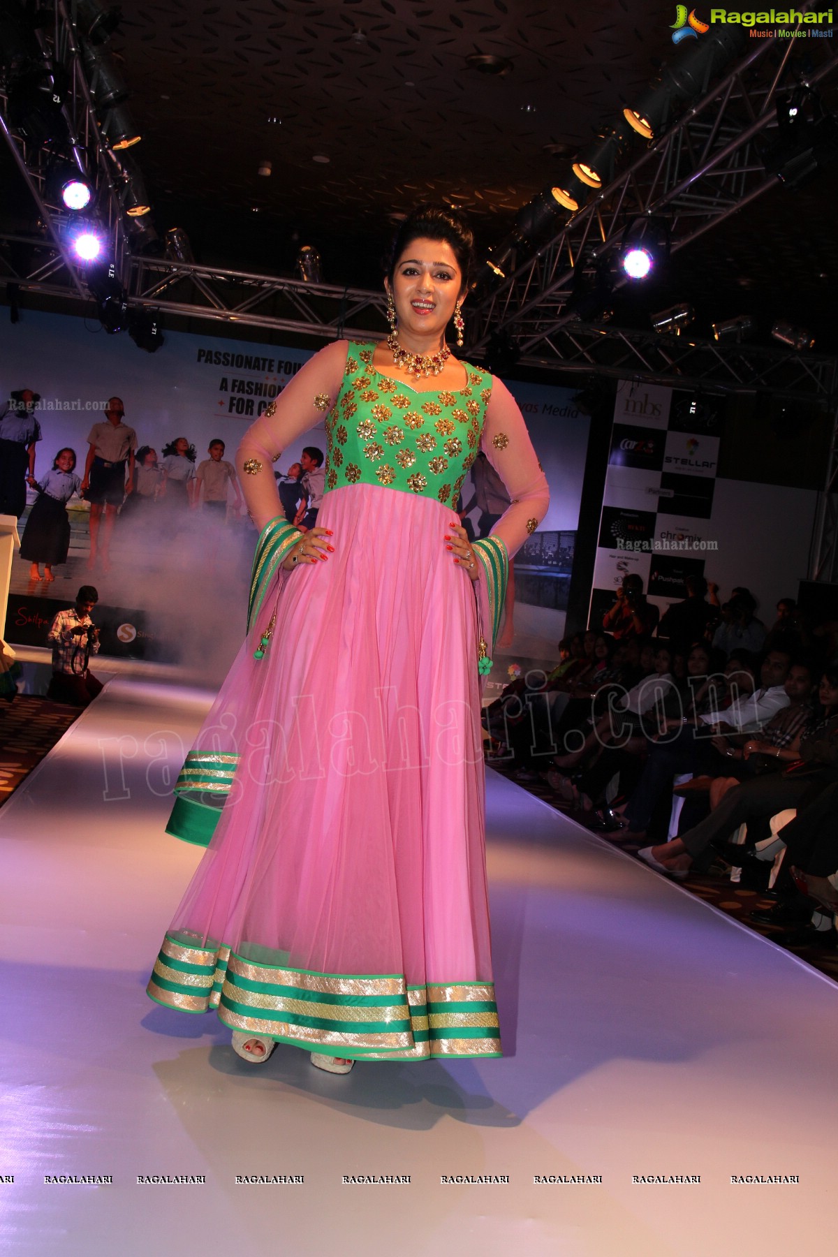 Charmi walks the ramp at Passionate Foundation Fashion Show - Exclusive Photos