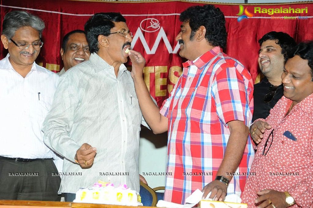 Murali Mohan & Raghu Babu Birthday Celebrations 2014