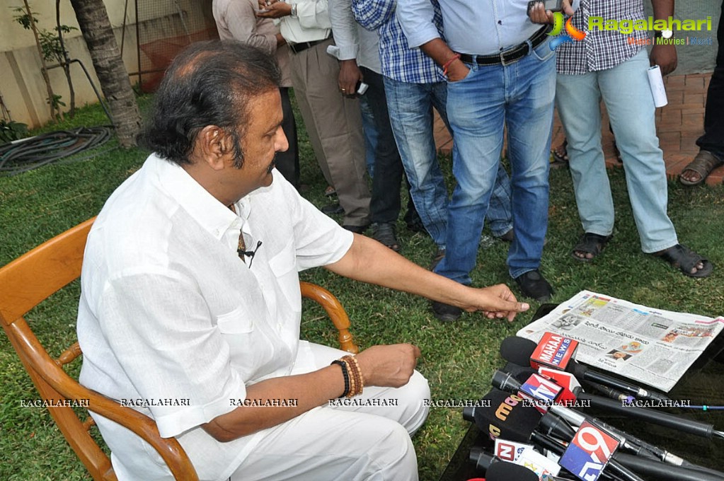 Mohan Babu Press Meet About Shankaracharya