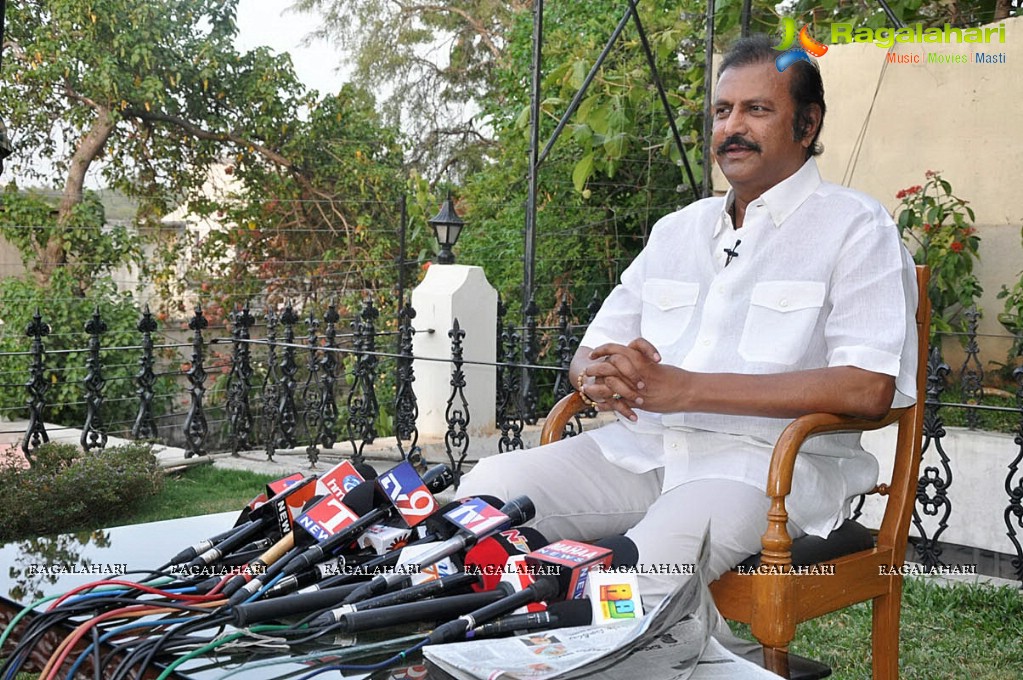 Mohan Babu Press Meet About Shankaracharya