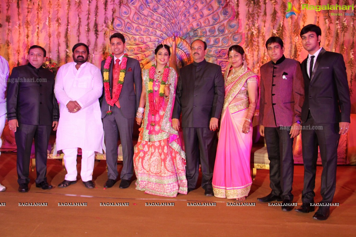 Anata-Rama Wedding Reception at N Convention, Hyderabad