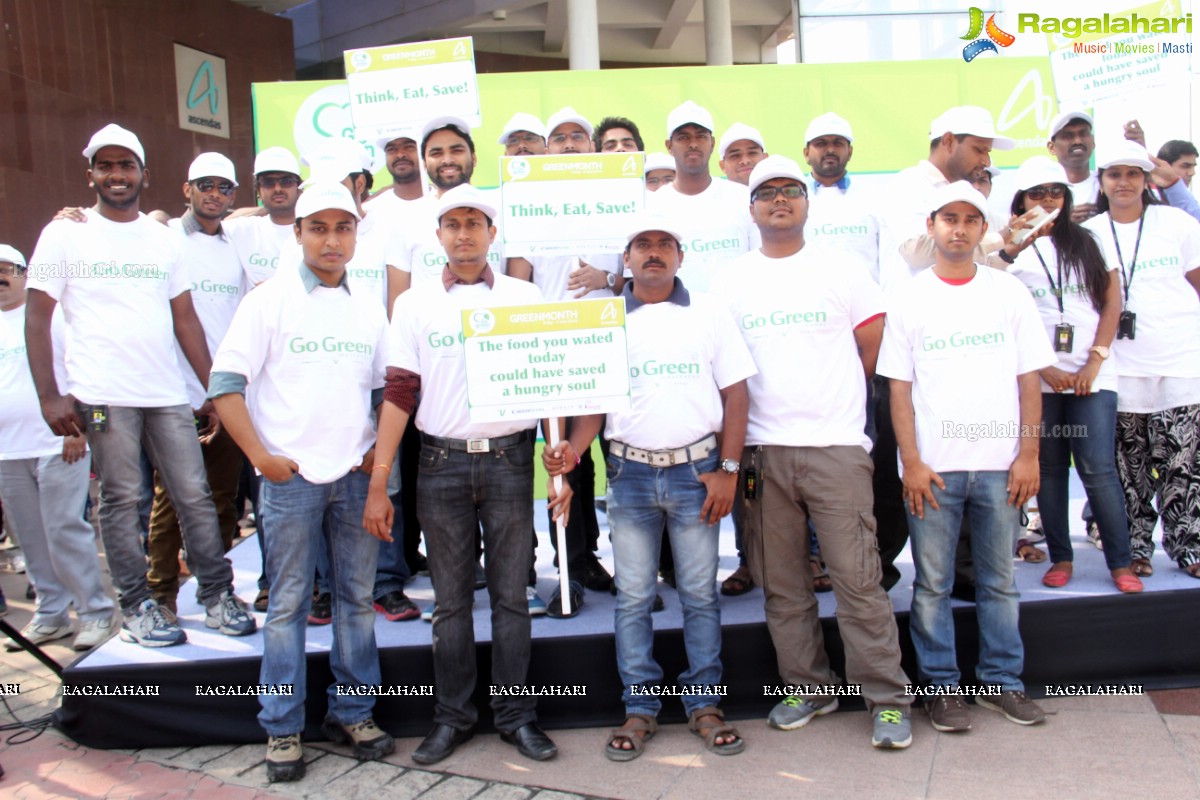 Ascendas 'Go Green Walk 2014' at The V IT Park, Hitech City, Hyderabad