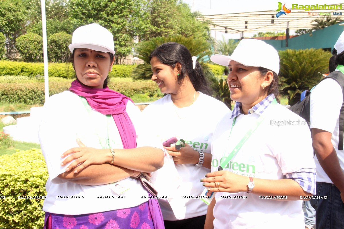 Ascendas 'Go Green Walk 2014' at The V IT Park, Hitech City, Hyderabad