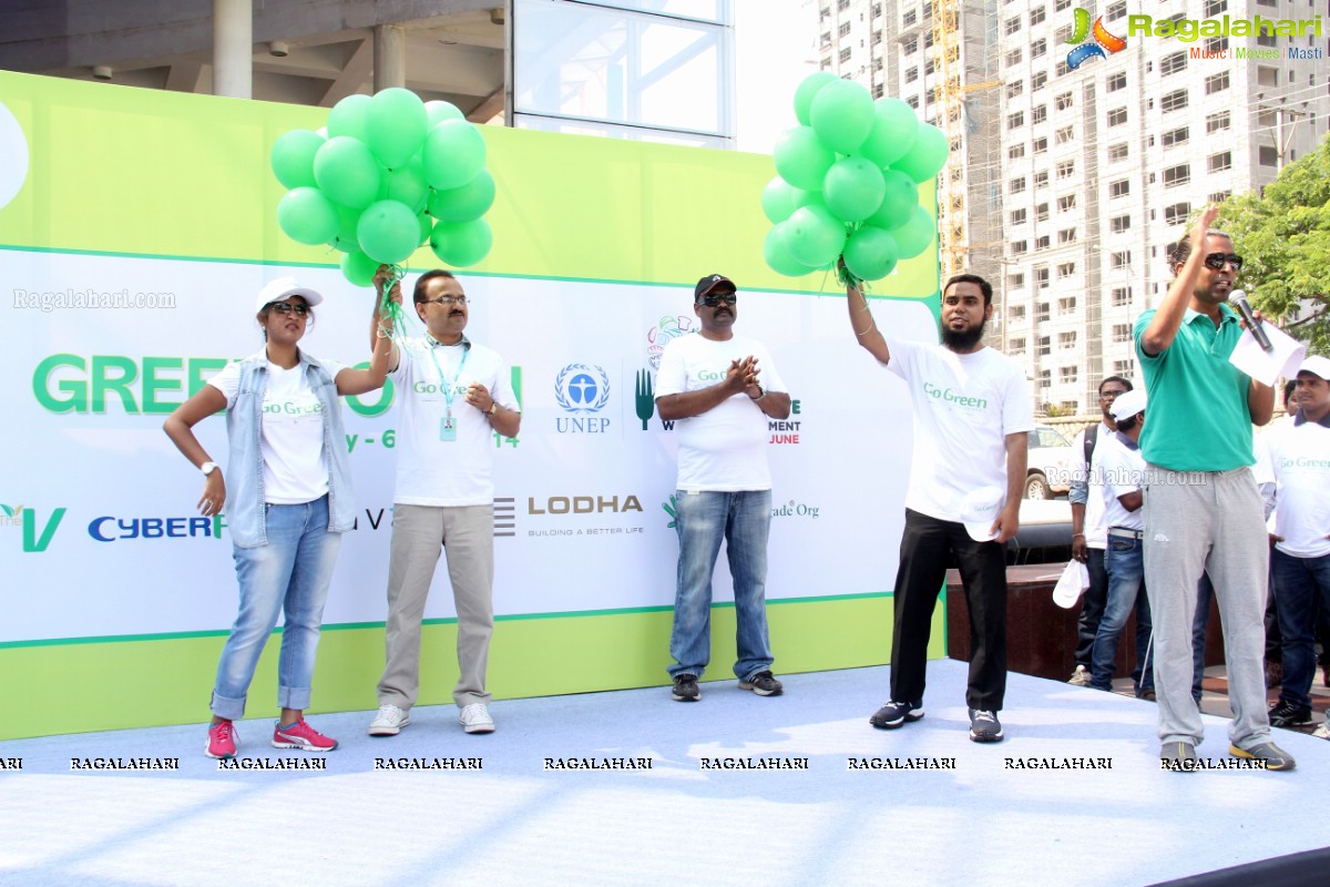 Ascendas 'Go Green Walk 2014' at The V IT Park, Hitech City, Hyderabad