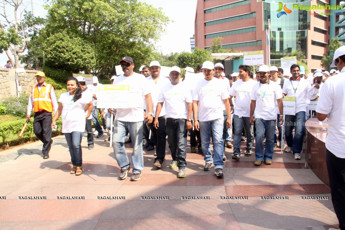 Ascendas 'Go Green Walk 2014' at The V IT Park, Hitech City, Hyderabad