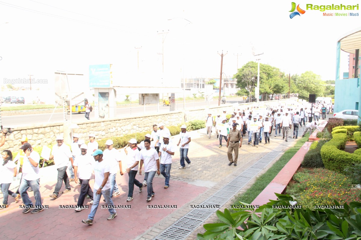 Ascendas 'Go Green Walk 2014' at The V IT Park, Hitech City, Hyderabad