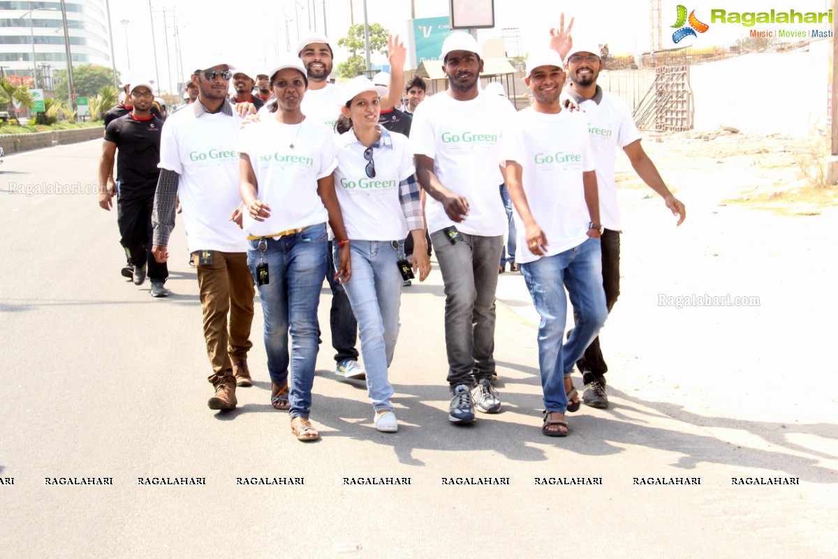 Ascendas 'Go Green Walk 2014' at The V IT Park, Hitech City, Hyderabad