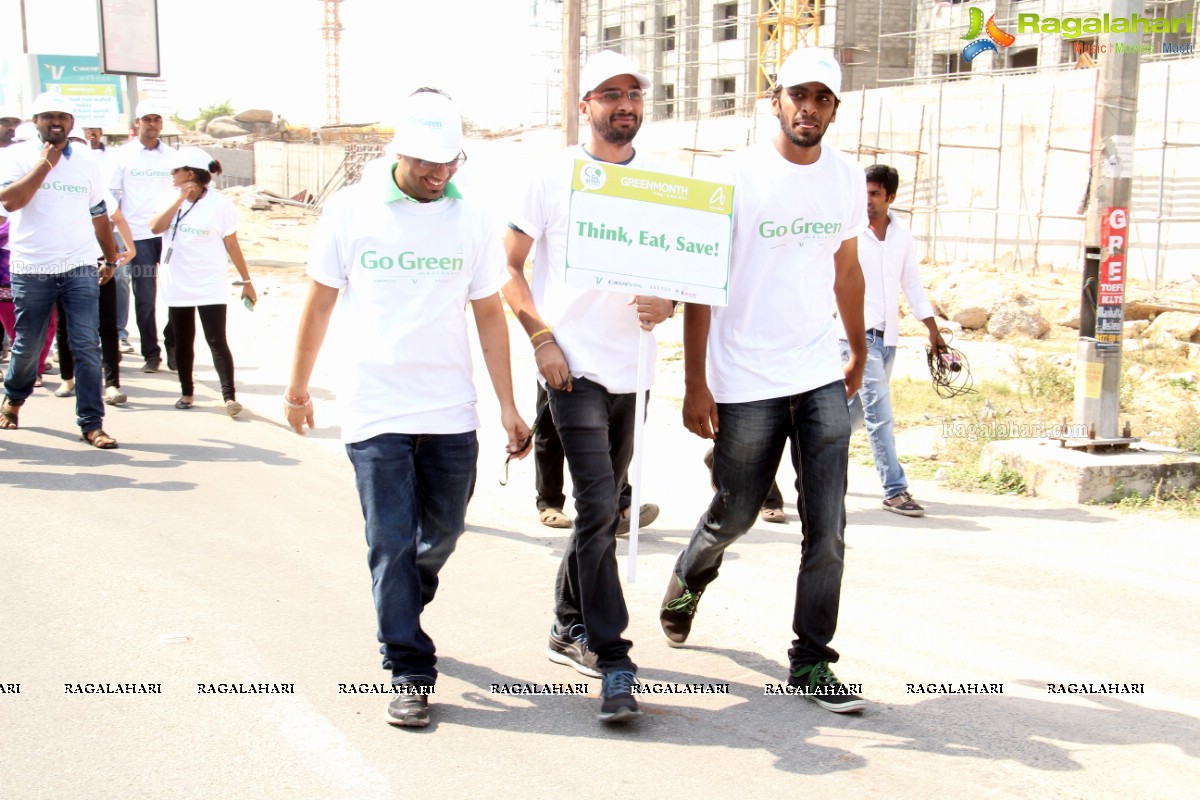 Ascendas 'Go Green Walk 2014' at The V IT Park, Hitech City, Hyderabad