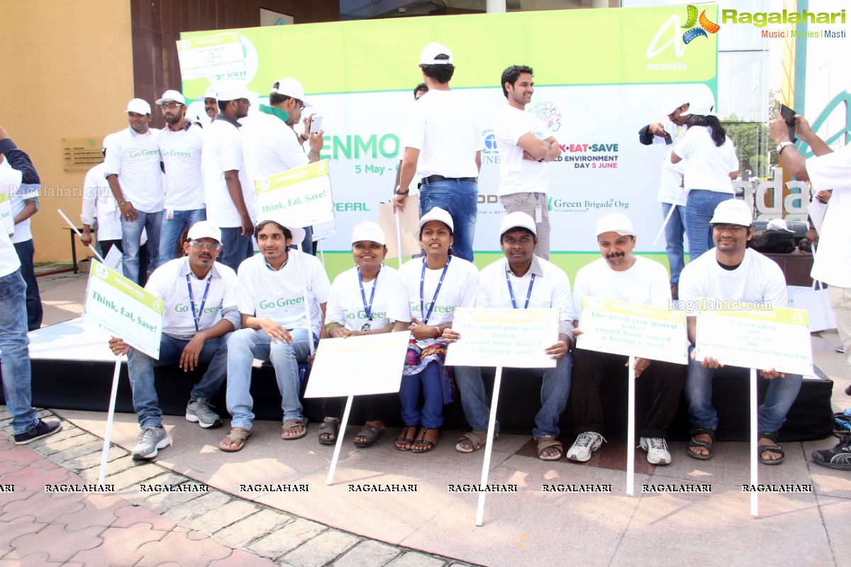 Ascendas 'Go Green Walk 2014' at The V IT Park, Hitech City, Hyderabad