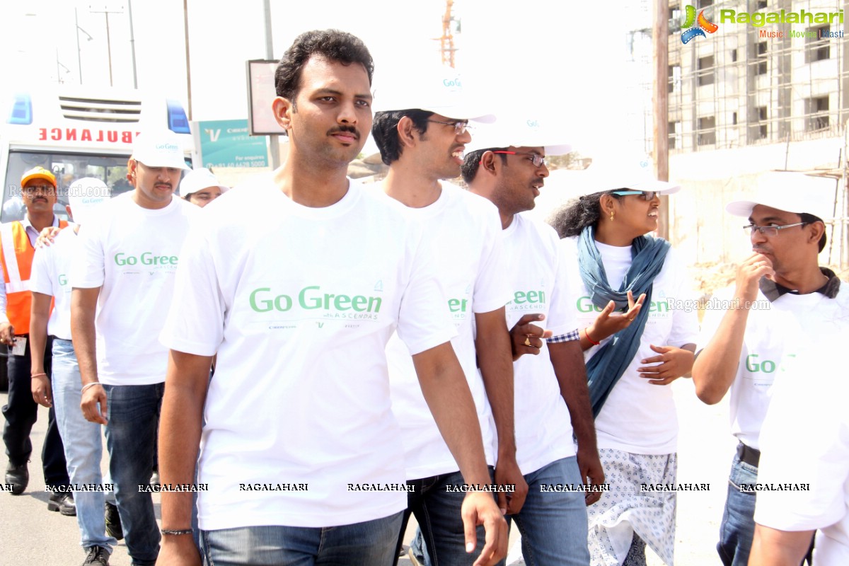 Ascendas 'Go Green Walk 2014' at The V IT Park, Hitech City, Hyderabad