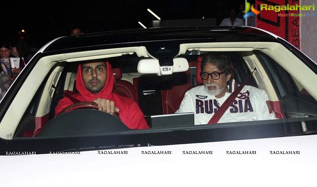 Amitabh-Abhishek Bachchan spotted at PVR Cinemas, Mumbai