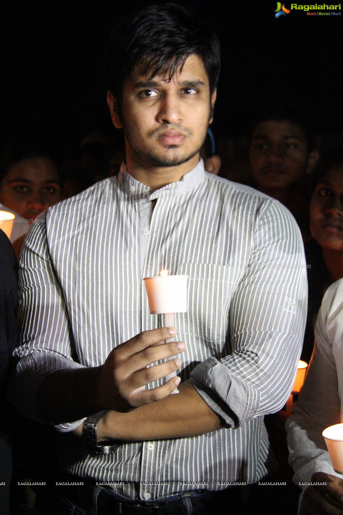 Candle Light March for VNR Students who expired in Industrial Tour