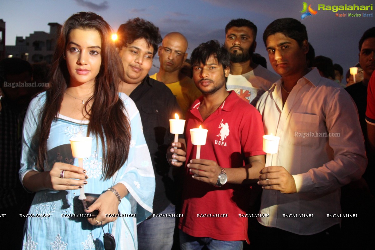 Candle Light March for VNR Students who expired in Industrial Tour