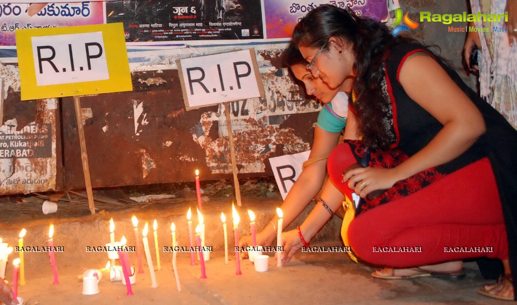 Candle Walk by Engineering Students, Hyderabad