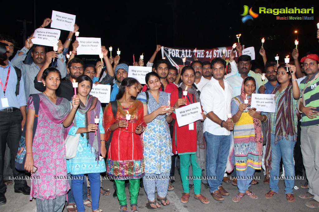 Candle Walk by Engineering Students, Hyderabad