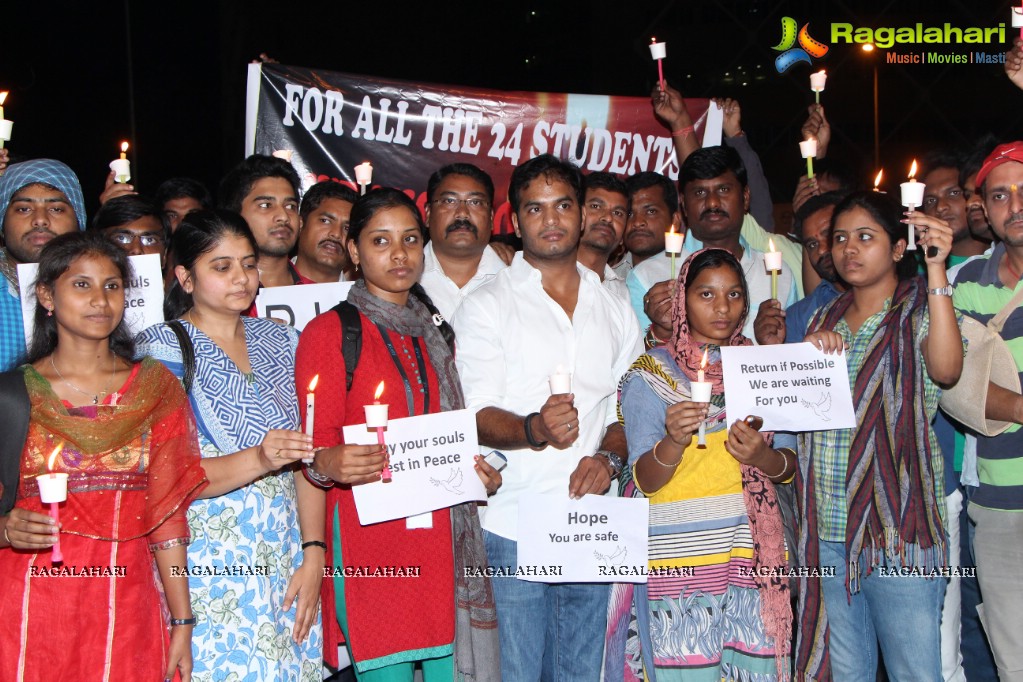 Candle Walk by Engineering Students, Hyderabad