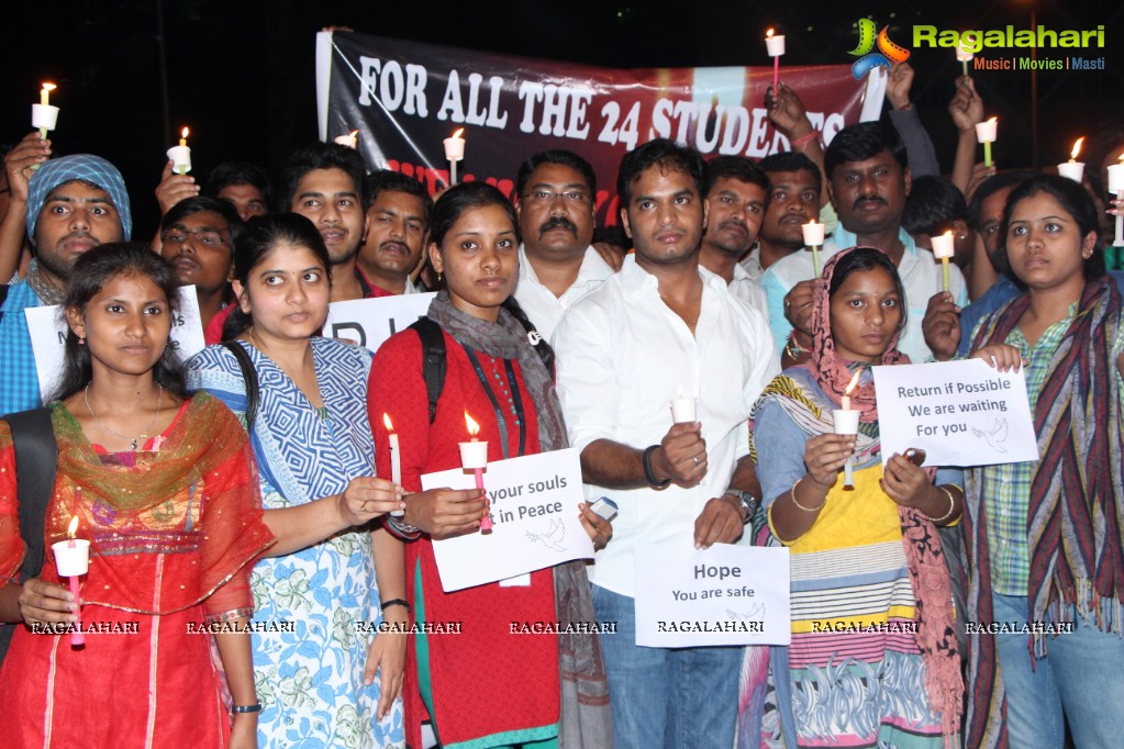 Candle Walk by Engineering Students, Hyderabad