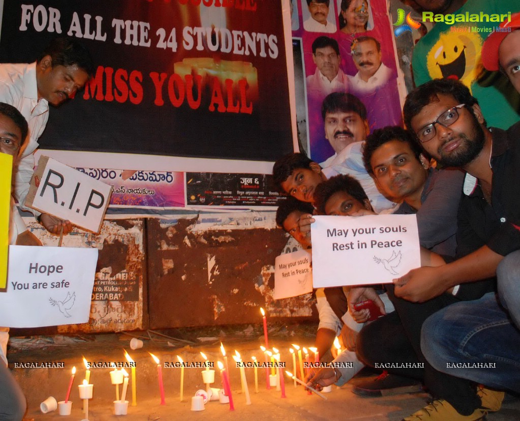 Candle Walk by Engineering Students, Hyderabad