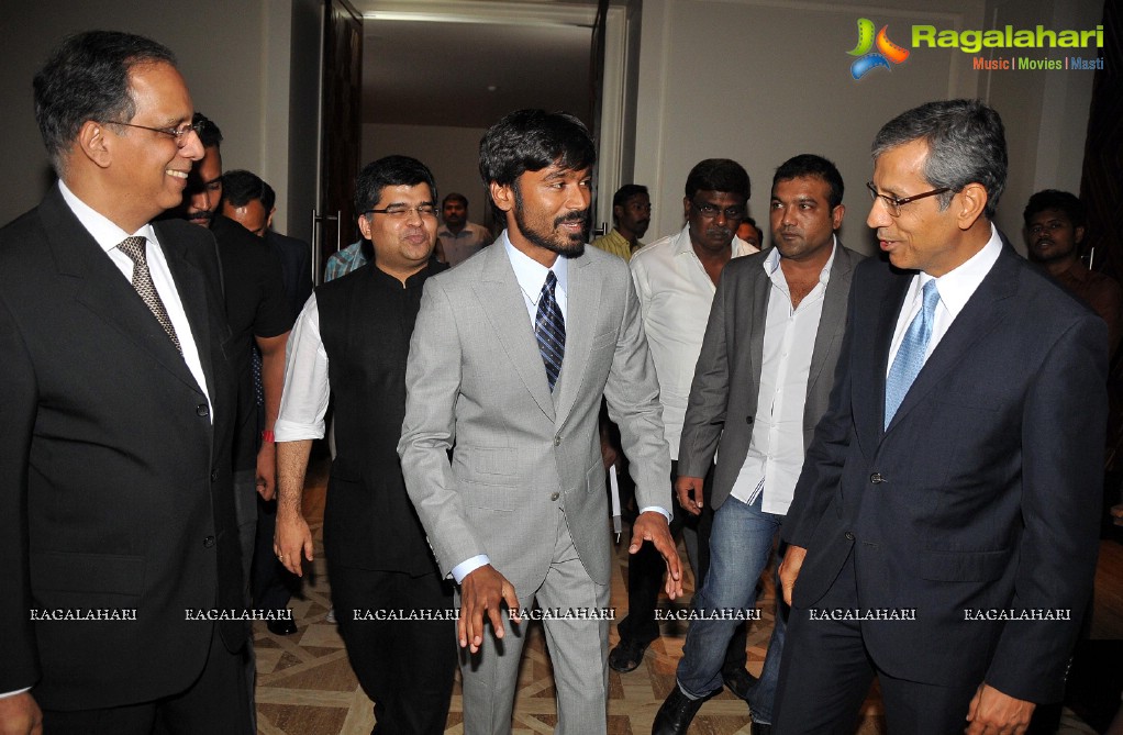 Dhanush at 61st Idea Filmfare Awards 2013 Press Conference