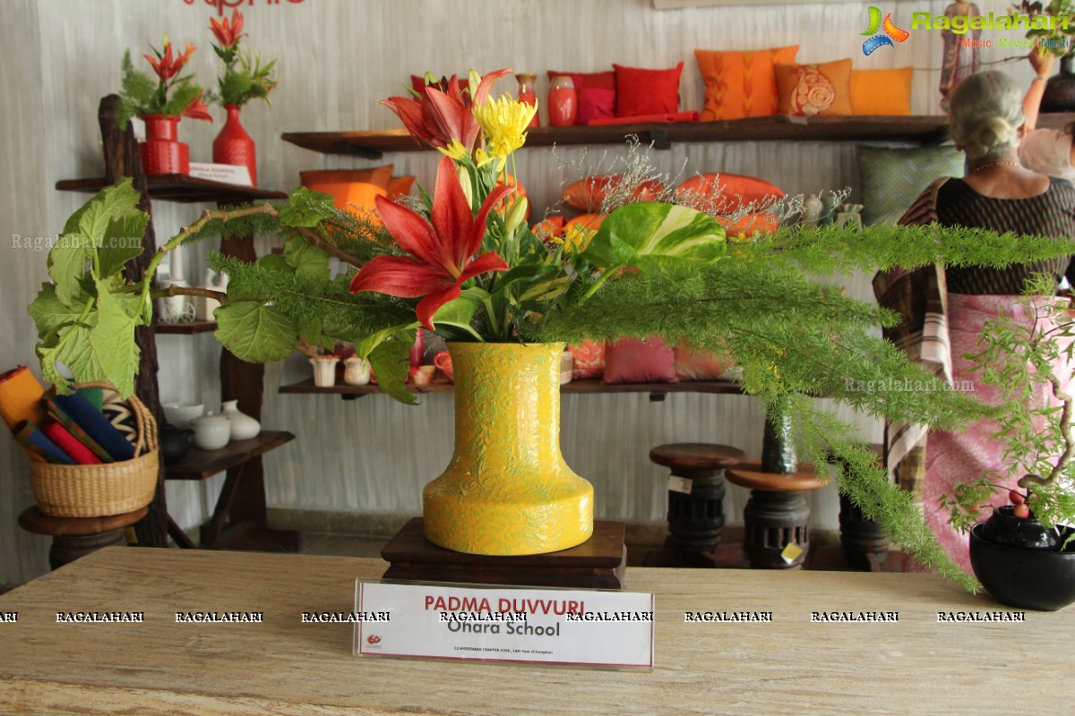 'Eucalyptus & Ikebana' - An Ikebana Exhibition, Hyderabad