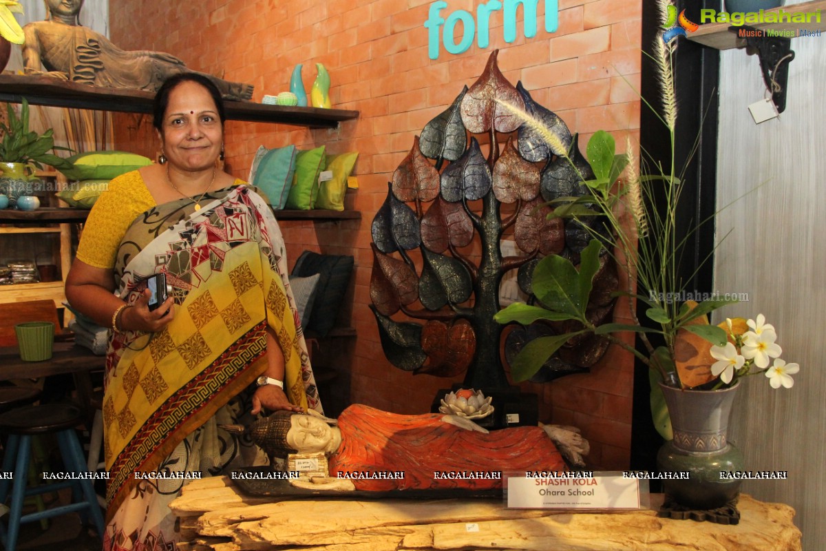 'Eucalyptus & Ikebana' - An Ikebana Exhibition, Hyderabad