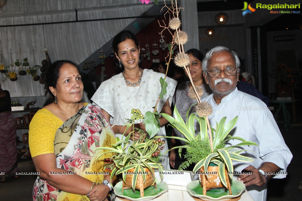 'Eucalyptus & Ikebana' - An Ikebana Exhibition, Hyderabad